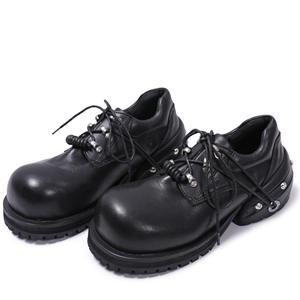 XZY Personnaliser Design Unisexe Mickey Head Derby Chaussures Design Original Trendy Cool Chaussures en cuir avec fermeture à lacets - Product Image 4