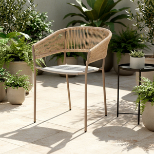Silla <span class=keywords><strong>de</strong></span> Ratán para Patio Exterior - Venta al por Mayor <span class=keywords><strong>de</strong></span> <span class=keywords><strong>Sillas</strong></span> <span class=keywords><strong>de</strong></span> Comedor <span class=keywords><strong>de</strong></span> Mimbre <span class=keywords><strong>de</strong></span> Aluminio <span class=keywords><strong>Baratas</strong></span> y Nuevas <span class=keywords><strong>Sillas</strong></span> con Brazos <span class=keywords><strong>de</strong></span> Material Sintético para Jardín y Patio - Product Image 1