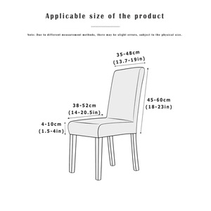 <span class=keywords><strong>Silla</strong></span> minimalista moderna de diseño ondulado de color liso, estilo falda acampanada, envolvente y engrosada para invierno, versión internacional. - Product Image 6