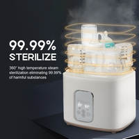 Chauffe-biberons multifonction 500W, 1 pièce, chauffe-biberon, stérilisation avec sèche-linge
