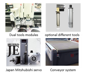 Máquina de corte digital oscilante <span class=keywords><strong>para</strong></span> pegatinas adhesivas y pancartas de tela UV - Product Image 6