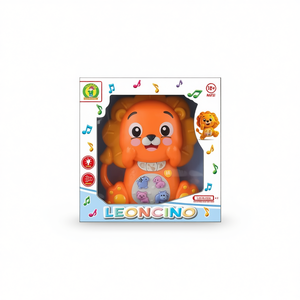 Jouet Lion Musical en Plastique Leoncino 17cm Fonctionnant sur Piles Unisexe pour Enfants de 18 Mois et Plus Jeu Interactif - Product Image 2