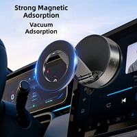 Support de téléphone magnétique en alliage de zinc personnalisé OEM, aimant puissant N52, support de voiture compact détachable pour tableau de bord, pare-brise, aérateur