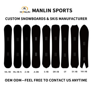 STEPSNOW โรงงานผลิตสกีและสโนว์บอร์ดประสิทธิภาพสูงแบบ OEM ODM ขายส่ง ผลิตตามสั่ง แกนไม้ ไฟเบอร์กลาส ผู้ผลิต Manlin Custom Sn - Product Image 1