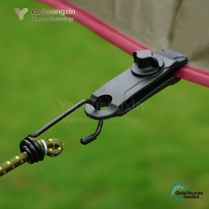 Clip en plastique en forme de requin pour tente, fixation de corde coupe-vent pour camping et extérieur - Product Image 4
