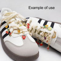 DIY Emaille Fruit Charms Verguld Hangertjes Charms voor Tas Schoenen Decoratie Accessoires