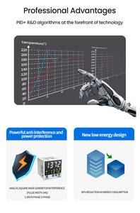 Digital Dip Switch Setting TCD-M 72*72 Relay Output 3a Input E On OFF Digital Temperature <strong>Controller</strong> Ambient Temperature <strong>Control</strong> - Product Image 5