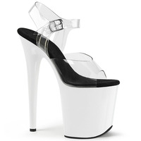 Sandales à talons hauts en PVC de 20CM / 8 pouces, chaussures de danse pôle