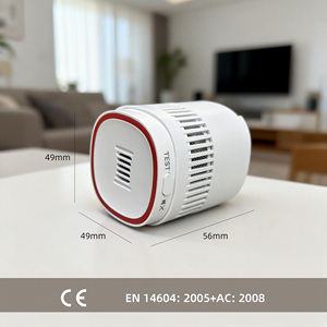 Détecteur de fumée miniature à piles 10 ans, certifié EN 14604, détecteur d'incendie photoélectrique autonome 85 dB pour la maison et le bureau (SE-A1) - Product Image 2