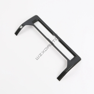 WZXD 2024 Car ABS Carbon AC <b>Vent</b> Cover Steering Wheel Control Window Switch Trim RHD for Triton L200 - Product Image 2