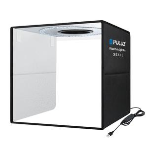 PULUZ 40x40cm Boîte à lumière de studio photo, kit de tente de prise de vue portable pliable avec 6 fonds de couleur - Product Image 3