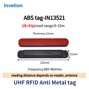 Araçlar/depo takip yönetimi için yüksek dirençli su geçirmez RFID etiketi Anti Metal UHF RFID mikro Metal etiketi - Product Image 2
