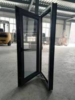Fenêtre à battant en PVC à prix réduit, double vitrage trempé à haute étanchéité, coupe-vent et isolante thermiquement pour cuisine, salle de bain et entrée