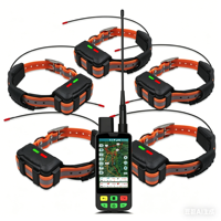ESEEK Hound - Collier intelligent pour animaux de compagnie, localisateur de longue portée, étanche, dispositif de suivi GPS 4G pour chien (1 appareil portable et 5 colliers)