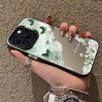 Coques de Téléphone Antichoc Luxe Papillons pour iPhone 17 Air 16 15 Plus Pro Max 14 13 12 11 – Housse de Protection Arrière Anti-chute