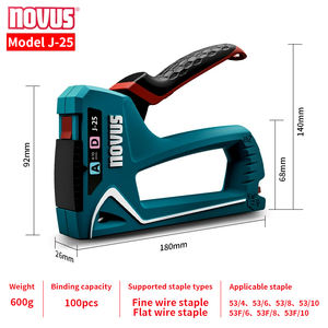 เครื่องเย็บกระดาษแบบมือถือ NOVUS Carpentry Decoration DIY สำหรับงานตกแต่งบ้าน งานทาสี งานกรอบรูป รุ่น J-25 - Product Image 2