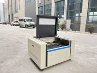 Machine de gravure/découpe laser CO2 4060 60W/40W refroidie par eau, automatique, haute sécurité, économie d'énergie, épaisseur réglable 1