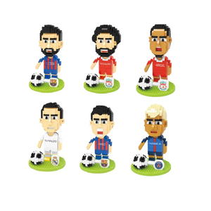 Phim Hoạt Hình Ngôi Sao Bóng Đá <span class=keywords><strong>Mini</strong></span> Xây Dựng Khối Bộ DIY Cầu Thủ Bóng Đá Mô Hình Đồ Chơi Handmade Kết Nối Gạch Tiểu Thuyết Cậu Bé Món Quà Thể Thao - Product Image 2