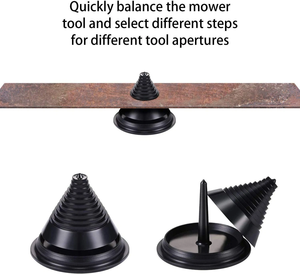 US Local Stock expédié en 24H livraison gratuite USA 5 pièces meuleuse pierre perceuse outil tondeuse à gazon <span class=keywords><strong>lame</strong></span> équilibreur Kit affûteur pour jardin - Product Image 5