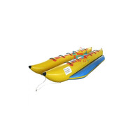 Bateau banane gonflable pour 3 à 8 personnes, tube gonflable tractable pour jeux aquatiques estivaux – Vente en gros usine