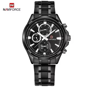 นาฬิกา NAVIFORCE 9089 รุ่นยอดนิยม นาฬิกาควอตซ์ทรงกลมสำหรับผู้ชาย แสดงวันและวันที่ เรืองแสง ราคาขายส่ง - Product Image 2