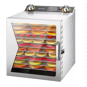 2023 Hoge Kwaliteit 12 Trays Commerciële Industriële Dehydrator Machine Fruit Groenten Voedsel Dehydrator