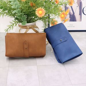 Stocked PU Leather 6 Colors Portable Foldable Cable Storage Bag Promotional Gift Travel Charger Organizer <b>Computer</b> <b>Accessories</b> - Product Image 4