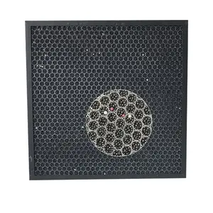 Customized h13 h14 compatible hepa and activated carbon combined air filter for gas