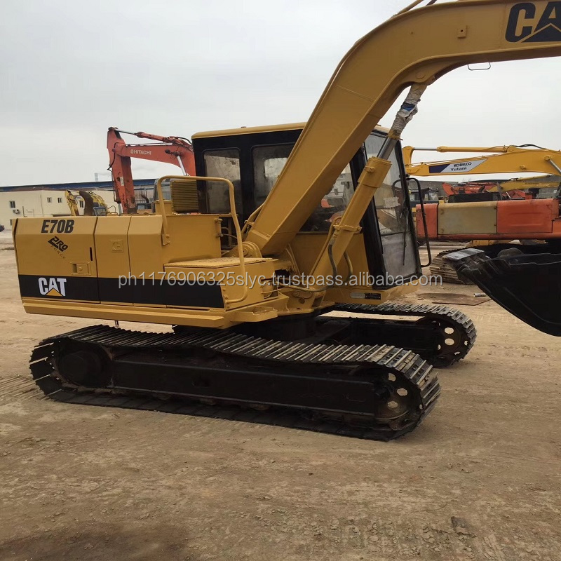 Japão Original usado CAT caterpillar E70B Escavadeira Hidráulica para venda quente