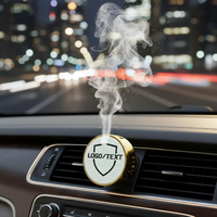Diffuseur de parfum pour voiture en métal découpé sur mesure avec logo personnalisé, diffuseur de bureau à évaporation naturelle sans électricité, décoratif, solide, multi