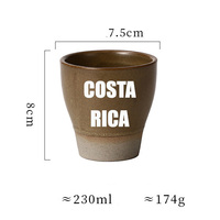 Mug personnalisé en céramique écologique gaufré 200 ml, motif nom de ville ou de pays, plage, MALTE DUBAÏ MAÏORQUE SICILE