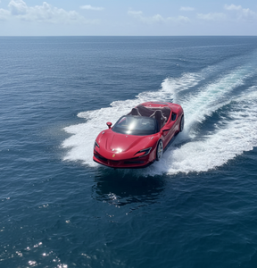Nouveau design Jet Car, moteur à essence, pont flottant, bateau de course haute vitesse, moteur sans entretien, coque en fibre de verre - Product Image 5