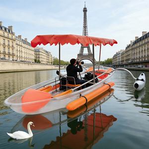 Tabla de Paddle Surf Inflable de Alta Calidad con Parasol para Campamentos Familiares en Ríos - Product Image 3