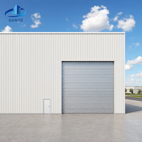 Bâtiment d'entrepôt en acier 24x60x10.5 pour projet américain, conçu pour une planification flexible de l'espace de stockage