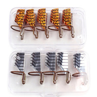 5 UNIDADES/CAJA Soportes de Aluminio Dorados y Plateados para Uñas, para Gel UV y Acrílico, para Extensión de Uñas
