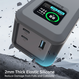 Étui de protection en silicone certifié compatible avec la peau, compatible avec la banque d'alimentation, étui souple pour Anker Prime 200W Powerbank - Product Image 6