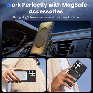 Funda Magnética de Fibra de Carbono <span class=keywords><strong>para</strong></span> Teléfono Móvil <span class=keywords><strong>Samsung</strong></span> S26 S25 S24 S23 <span class=keywords><strong>S22</strong></span> <span class=keywords><strong>Ultra</strong></span>, <span class=keywords><strong>Forro</strong></span> Aterciopelado, Funda Protectora <span class=keywords><strong>para</strong></span> iPhone 17 Pro - Product Image 3