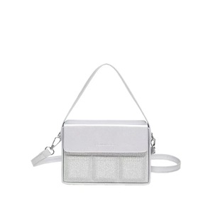 Bolso de Hombro/Bandolera de <span class=keywords><strong>PU</strong></span> con Diseño de Contraste de Color y Parches de Poliéster, Estilo Moderno, para Mujer, Playa y Uso Diario, Novedad 2026 - Product Image 4