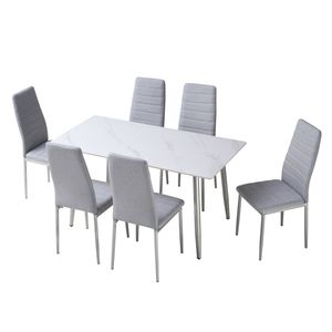 أثاث منزلي فاخر مستطيلي لغرفة الطعام مع تصميم جديد من الأحجار الرخيصة لورشة عمل الفندق وتطبيق المستودعات - Product Image 1