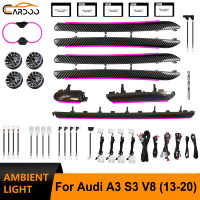 Kit d'éclairage d'ambiance LED dynamique 64 couleurs Cardoo pour Audi A3 S3 V8 2013-2020 – Accessoires d'éclairage intérieur de voiture