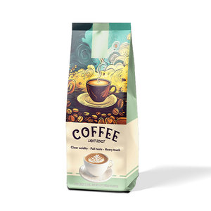 Боковые алюминиевые пакеты для кофейных зерен с Оловянным галстуком Bolsa Para Cafe с клапаном и молнией - Product Image 2