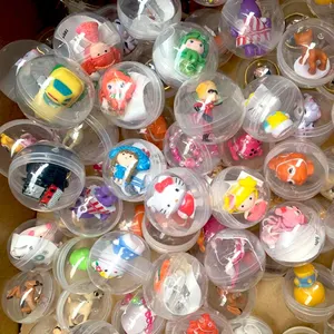 थोक 45mm कैप्सूल गेंद मिश्रित अलग पारदर्शी Gashapon गुड़िया छोटे के लिए कैप्सूल खिलौने वेंडिंग मशीन