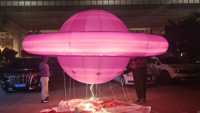 Ballon gonflable Planète aux couleurs vives et lumineuses, modèle 8-10 pieds, étanche pour décorations extérieures et expositions sur le thème de l'espace
