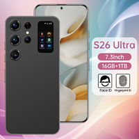 Teléfono Móvil S26 Ultra 5G Desbloqueado de Gama Alta, Pantalla Completa de 7.3 Pulgadas, 16GB + 1TB Expandible, Smartphone Deca Core