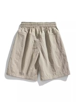 Shorts décontractés extra larges pour hommes, été, nylon fin, respirant, grande taille, fermeture éclair, pour hommes grands et corpulents