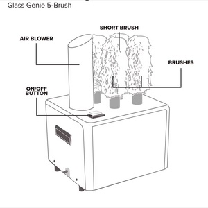 Sistema Comercial de Limpieza y Pulido de Cristales 8Heads Fácil de Usar, Aumenta la Eficiencia, Pulidor de Copas de Vino - Product Image 4