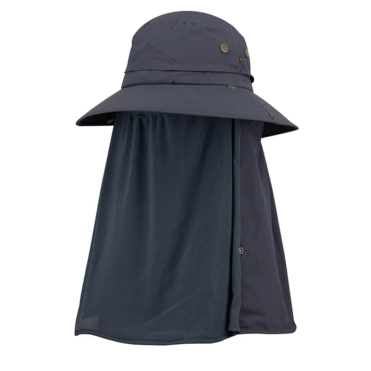 Topi Nelayan Fashion Bernapas Dapat Dilipat, Perlindungan dari Matahari Luar Ruangan/Perlindungan UV Lembut 360 Derajat Musim Panas