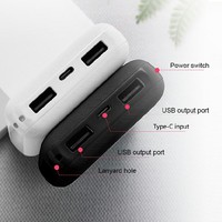 Offre Spéciale 2026 : Powerbank Mini Portable avec Port d'Entrée Type C, Logo OEM Personnalisable – Idéal pour Cadeau, Voyage ou Téléphone