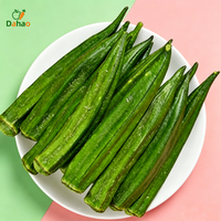 DaHao Top Grade Vacuümgefrituurde Gehele Okra Gedroogd met VF-verwerking Knapperig Klaar om te eten Openlucht gekweekt Chipsvorm