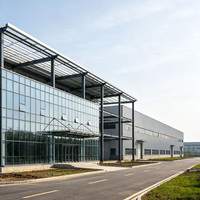 Edificio Comercial de Estructura de Acero Prefabricado, Edificios de Oficinas de Varios Pisos, Hoteles, Incluye Planos, Pernos de Anclaje y Accesorios